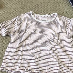 Current elliott striped top